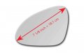 Heated Mirror Glass With Back Plate For 2011-17 Buick Regal Driver Side View Left Lh