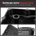 A-premium Transmission Oil Pan With Drain Plug Compatible Hyundai Genesis 2013-2016 Coupe Equus 2012-2016 G80 2017-2020 G70