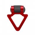 X Autohaux 2 Set Universal Red Triangle Shaped Car Tow Hook Decor Bumper Trailer Sticker Adorn