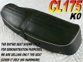 New Replacement Seat Cover Fits Cl175 K0 Honda 1968-69 Cl 175 101