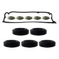 Engine Valve Cover Gasket And Spark Plug Tube Seal Set Vs50606r For Honda Civic 2001 2005 D17a1 D17a2 D17a6 D17a7 Acura El 1 7l 