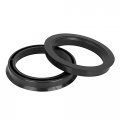 X Autohaux 4pcs Plastic 72 6mm Od To 57 1mm Id Car Hub Centric Rings Wheel Bore Center Spacer Black