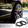 X Autohaux 4pcs Plastic 72 6mm Od To 57 1mm Id Car Hub Centric Rings Wheel Bore Center Spacer Black