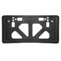 Lx1068106 Factory Style Front Bumper License Plate Mounting Bracket Compatible With Lexus Ls460 Ls600h 2007-2009 Matte Black