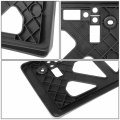 Lx1068106 Factory Style Front Bumper License Plate Mounting Bracket Compatible With Lexus Ls460 Ls600h 2007-2009 Matte Black