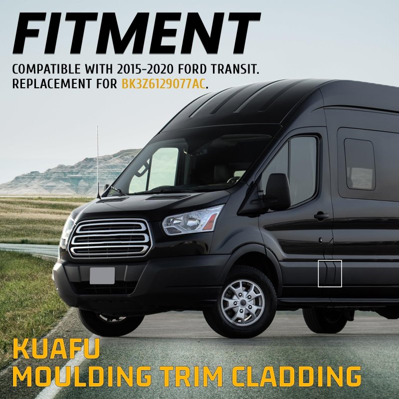 Pillar Moulding Trim For 2015-2020d Transit Replacement For Bk3z6129077ac Exterior Cladding