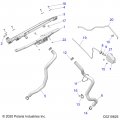 Polaris Atv Engine Intake Coolant Hose Genuine Oem Part Qty 1