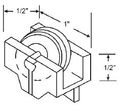 Window Roller Assembly With 23 32 In Nylon Wheel Package Of 2 For Crossly Windows Part Number 52-609 