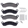 Brake Pad Kit 10k-12k Axle Replacement For Dexter K71-180-00 Caliper 2 Wheels Semi-metallic Black 