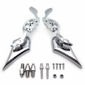 Smt-chrome Billet Skull Blade Mirror Compatible With Cbr Cbr600 Suzuki Yamaha Kawasaki B075vm2dqz