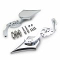 Smt-chrome Billet Skull Blade Mirror Compatible With Cbr Cbr600 Suzuki Yamaha Kawasaki B075vm2dqz