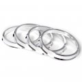Circuit Performance 72 56mm Od To 66 1mm Id Silver Aluminum Hub Centric Rings