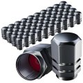 Tallew 50 Pcs Tire Valve Stem Caps Metal Aluminum Hexagon Tires Universal Heavy-duty Leak Proof Alloy Cover For Car Suv Truck 