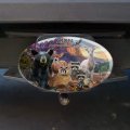 Zion National Park Utah Ut Animals Cougar Bear Deer Raccoons Oval Tow Trailer Hitch Cover Plug Insert
