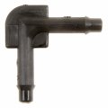 Soft Vacuum Tubing Elbow Right Angle Connector 0 188 In Outer Diameter Black Plastic Part Number 47413 