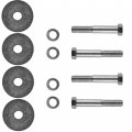 Caltric 4x Control Arm Bolt Rear Lower Outer Compatible With Polaris Ranger 425 500 4x4 6x6 2004 2005