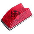 Red Lens Cab Marker Roof Running Top Lights Waterproof Universal Side Clearance Trailer For Truck Rv Bus And Hummer H2 2003 