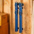 Deluxe Panel Cmp Storage Rack A Wall Mounted Heavy-duty Steel A Ideal Easy-to-use 2 Fitted Secure Clamps For Shop Setup Lining 
