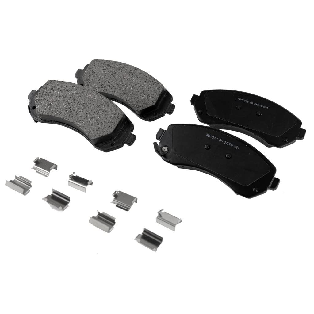 Surestop Ceramic Front Brake Pad Set For Oldsmobile Silhouette 2002 2004 2 Wheel Includes Shims And Hardware Part