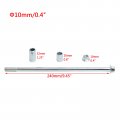 Minho 10mm 240mm Front Rear Axle With Bushing 6mm 20mm 32mm Fit For Motorcycle Pit Dirt Bike Moped Scooter Quad Atv Mini Parts