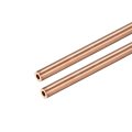 Copper Round Tube 4mm Od 1mm Wall Thickness 300mm Long Straight Pipe Tubing 2 Pcs 