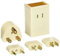 Travel Power Converter Adapter 1600w 4 Plugs 220-110 V Transformer Charger 