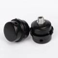 Doitool Accessories 4pcs Air Compressor Intake Filter Silencer Repair Part Black