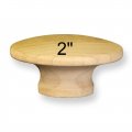10 Pcs 2 Round Wood Drawer Knob Birch Cabinet Pulls Unfinished Mushroom Style Knobs For Cabinets Or With Screws Fancy Bifold