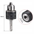 Drill Chucks 1 2-20unf Threaded 5-13mm Capacity With Chuck Key Round Shank For Electric Impact Corded Cordless