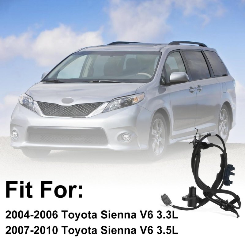 Abs Wheel Speed Sensor 89543080 Front Left Fit For Toyota Sienna V6 3 3l 2004 2005 2006 3 5l 2007 2008 2009 2010 Replace Oe