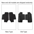 Car Floor Mat Black Rubber Pair Rear Non Slip Door Foot Pad Fits For Jeep Wrangler Jk 2 Doors 2007 2017