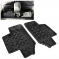Car Floor Mat Black Rubber Pair Rear Non Slip Door Foot Pad Fits For Jeep Wrangler Jk 2 Doors 2007 2017