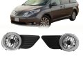 Pair Of Fog Light Replacement For Sienna 2011 2012 2013 2014 2015 Electroplating Circle Lamp Switch Lights Driver Left And 