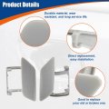 Uxcell 1 Pair Front Left Headlight Washer Spray Nozzle Cover No A1648600908 For Mercedes Ml Class W164 Ml350 2008-2011
