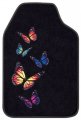 Monarch Butterflies 2-piece Floor Mat Set-black 