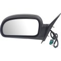 Driver Side Door Mirror For Chevy Trailblazer Ext 2002 To 2006 Power Heated Manual Folding Textured Black Replacement 15206175 
