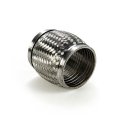 Squirrelly 3 X 4 Inch Stainless Steel Cat-backs Headers Exhaust Flex Pipe Interlocking Liner Coupler High Performance Turbo 