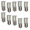 Hqrp 10-pack Ba15s Bayonet Base 30 Leds Smd 3528 Led Bulb Warm White Compatible With 1141 1156 Lance Travel Trailer Interior