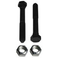 1964 74 Gm Control Arm To Frame Bolts And Nuts 4pc Kit Grade 8 Black Phosphate 4 In Length For A F X B Body Cars Inl13721 