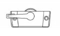 Stb Sash Lock Without Lugs Black 7 16 Backset 2-1 4 Screw Holes 