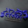 G-plus Silicone Heater Hose Kit Compatible With Nissan Skyline Gtr Rb26det R33 R34 Blue