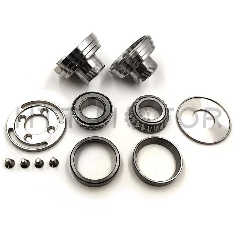 Httmt- Neck Cups Integrated Internal Fork Stops Wide Glide Springer Chopper For H-d