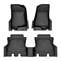 Mixsuper Custom Fit Floor Mats For 2018-2023 Jeep Wrangler Jl Unlimited 4-door Models Not 2-door Jk Or 4xe All Weather Durable 