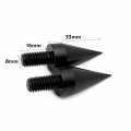 Httmt- 10pcs Universal M8 8mm Black Windscreen Fairing Spike Bolt Kit Stud Compatible With Cbr Gsxr Yzf Fairing Pattern P N