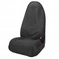 Leader Accessories Grey Waterproof Towel Auto Car Seat Cover Protector Machine Washable Fit Yoga Running Crossfit Athletes 