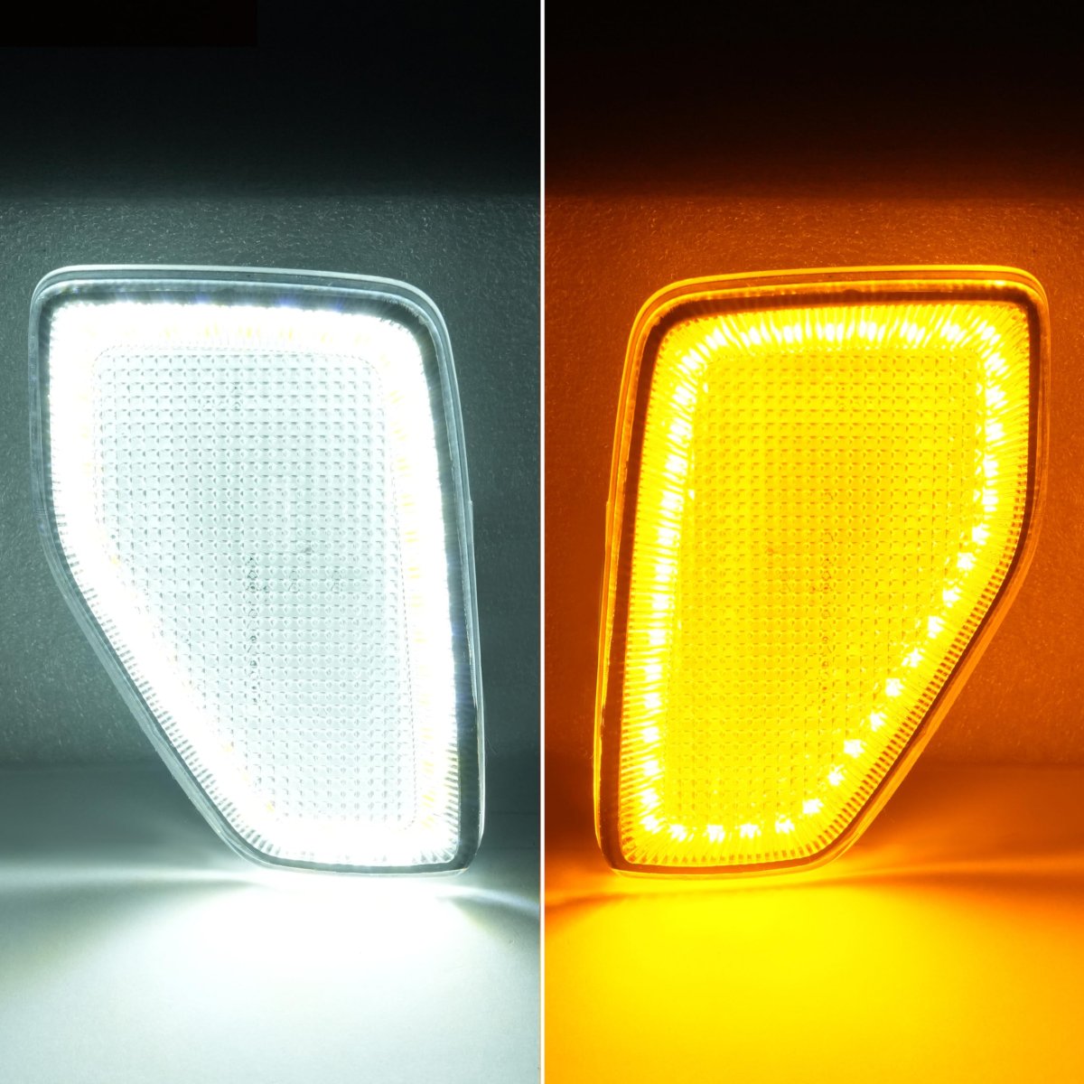 Led Side Marker Light For 2005-2010 Hummer H3 H3t Replacement Hu2551100 Hu2550100 15873639 15873638 Front Fender Amber White