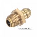 Uxcell Brass Straight Grease Fitting M8 X 1mm Thread Hydraulic Accessories 5pcs