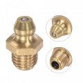Uxcell Brass Straight Grease Fitting M8 X 1mm Thread Hydraulic Accessories 5pcs