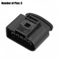 Uxcell 1 Set 5 Pin No 1j0973775a Sealed Female Jpt Connector Adapter Plug Clip Kit Replacement For Vw Audi