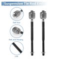2 Pcs Front Inner Tie Rod Ends Kit Suspension Steering End For Chevrolet Colorado 2004-2006 Rwd Gmc Canyon Rw Drag Link No